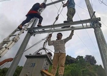 महावै गाउपालिका जोडियो राष्टिय प्रसारण लाइन मा ।